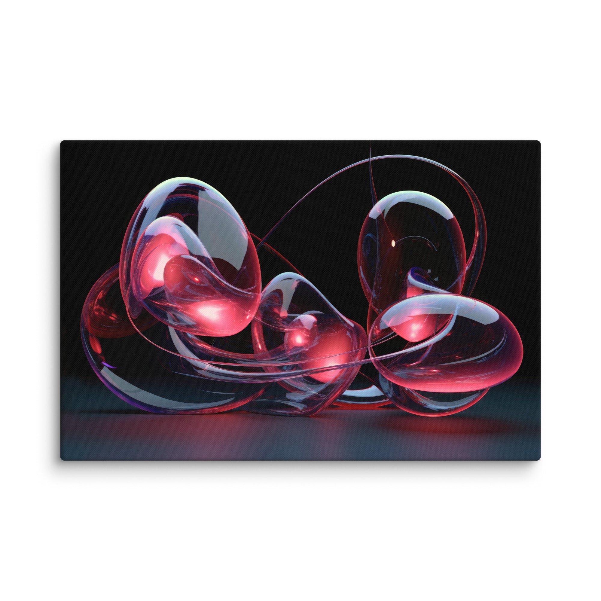 Ink Bloom – Abstract Canvas Art Print - Art Fusion Store