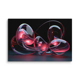 Ink Bloom – Abstract Canvas Art Print - Art Fusion Store