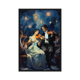  Intimate Harmonies – Art Fusion Framed Canvas