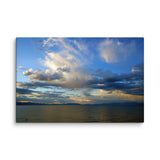 Lake Tahoe at Dusk – Calm Waters Canvas Print