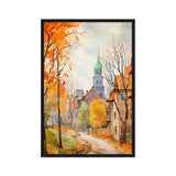 Living the European Dream – Art Fusion Framed Canvas