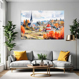  Majestic Church Building – Art Fusion canvas print of early Western European church architecture – Art Fusion Store 