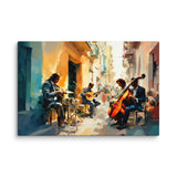 Musicians Street Scene - Vibrant Performance Art