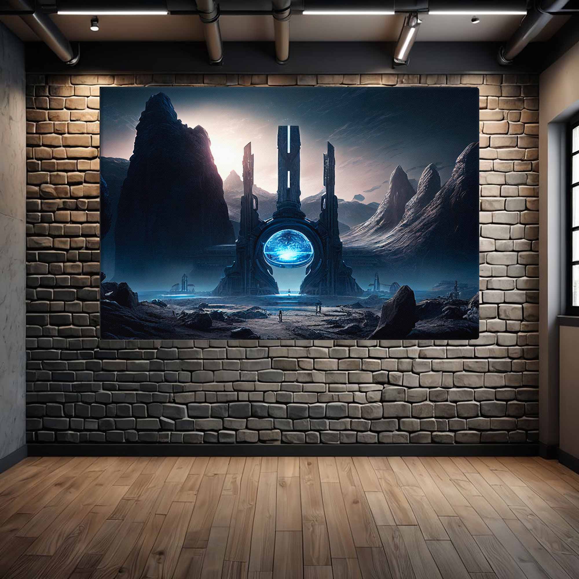 The Astral Gateway Canvas Artwork