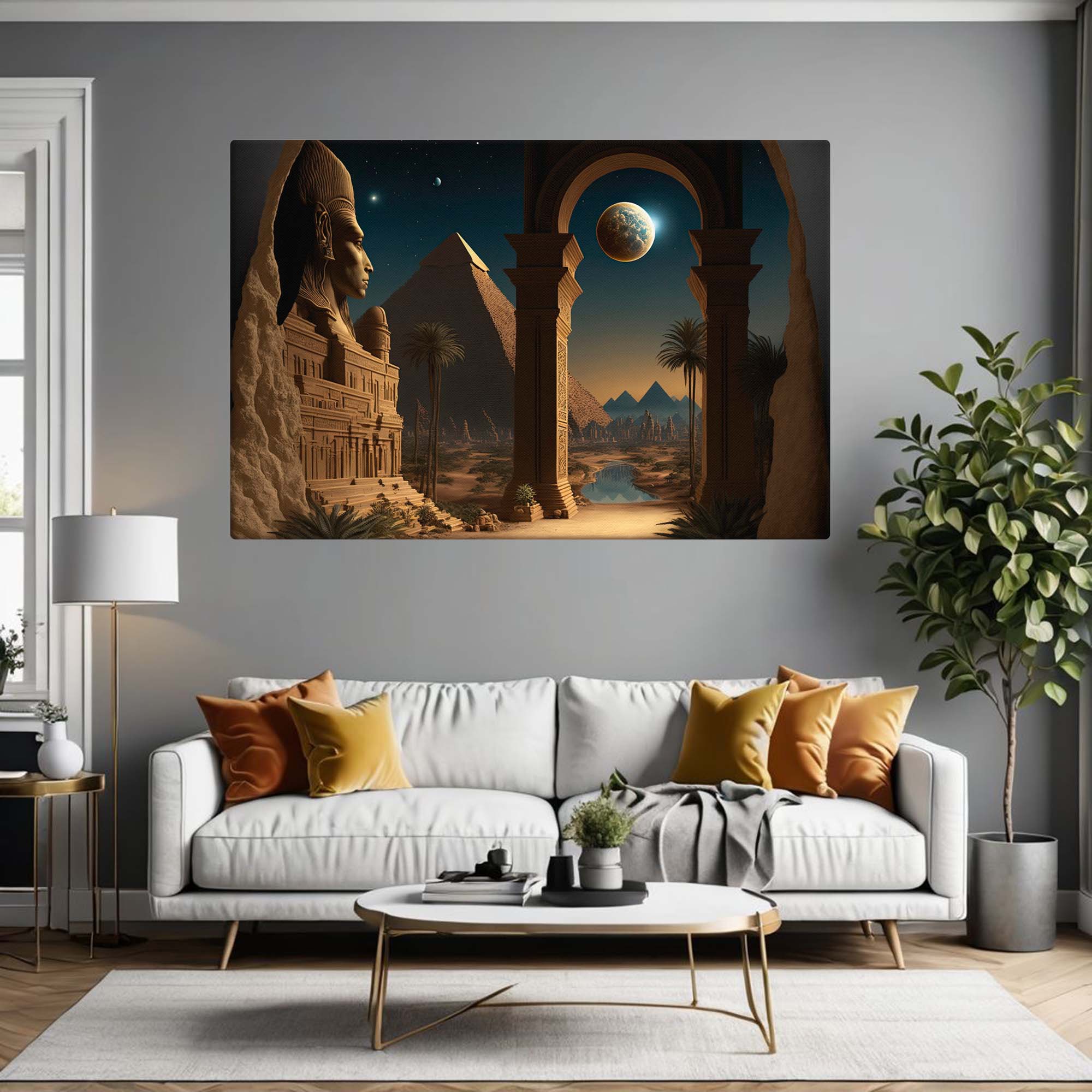 Time loop Vortex Canvas