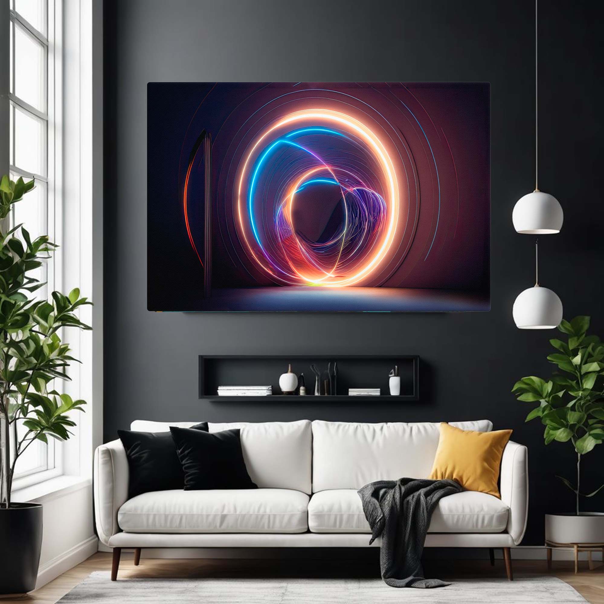 Lightwave Passage Canvas Art