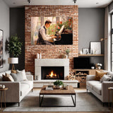  Piano Serenade – Art Fusion canvas print of a pianist playing in an intimate setting – Art Fusion Store
