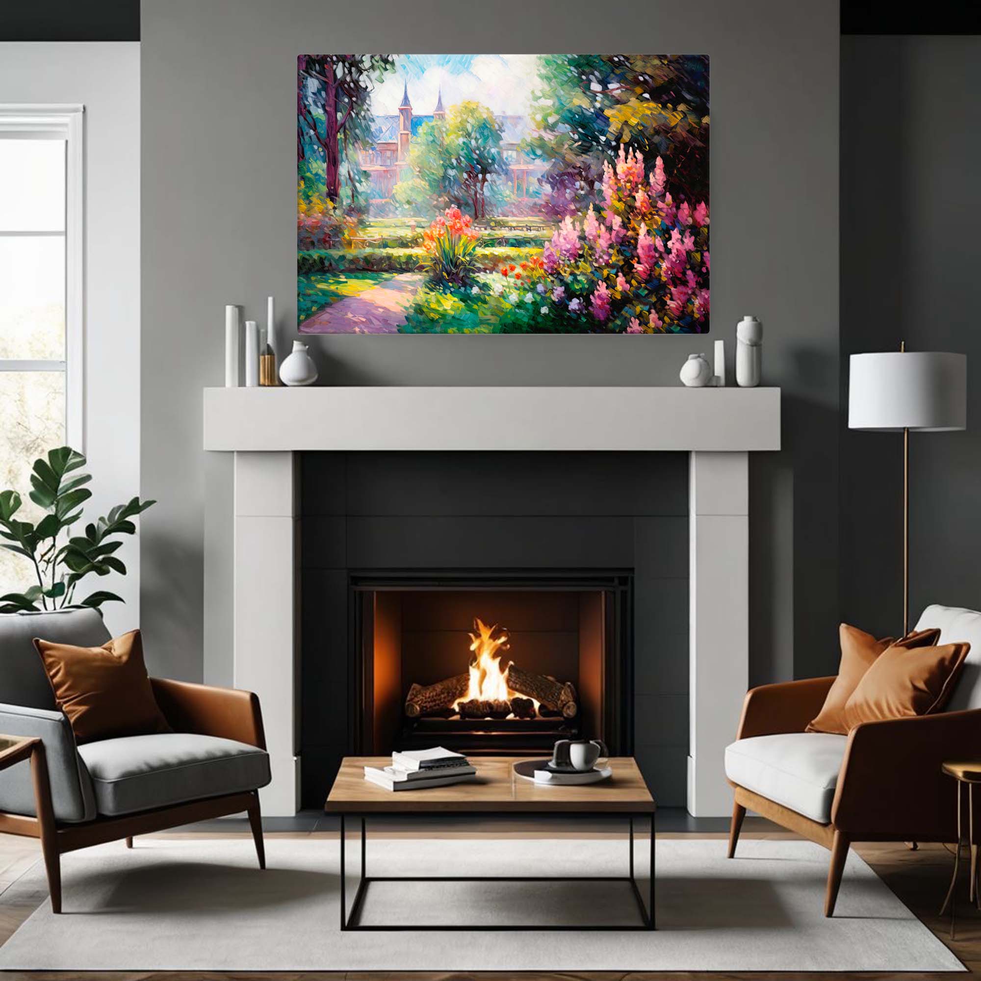 Quaint Pathways – Art Fusion canvas print of a winding countryside path – Art Fusion Store