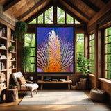 Radiant Iris – close-up floral photography canvas print showing iris petal detail – Art Fusion Store