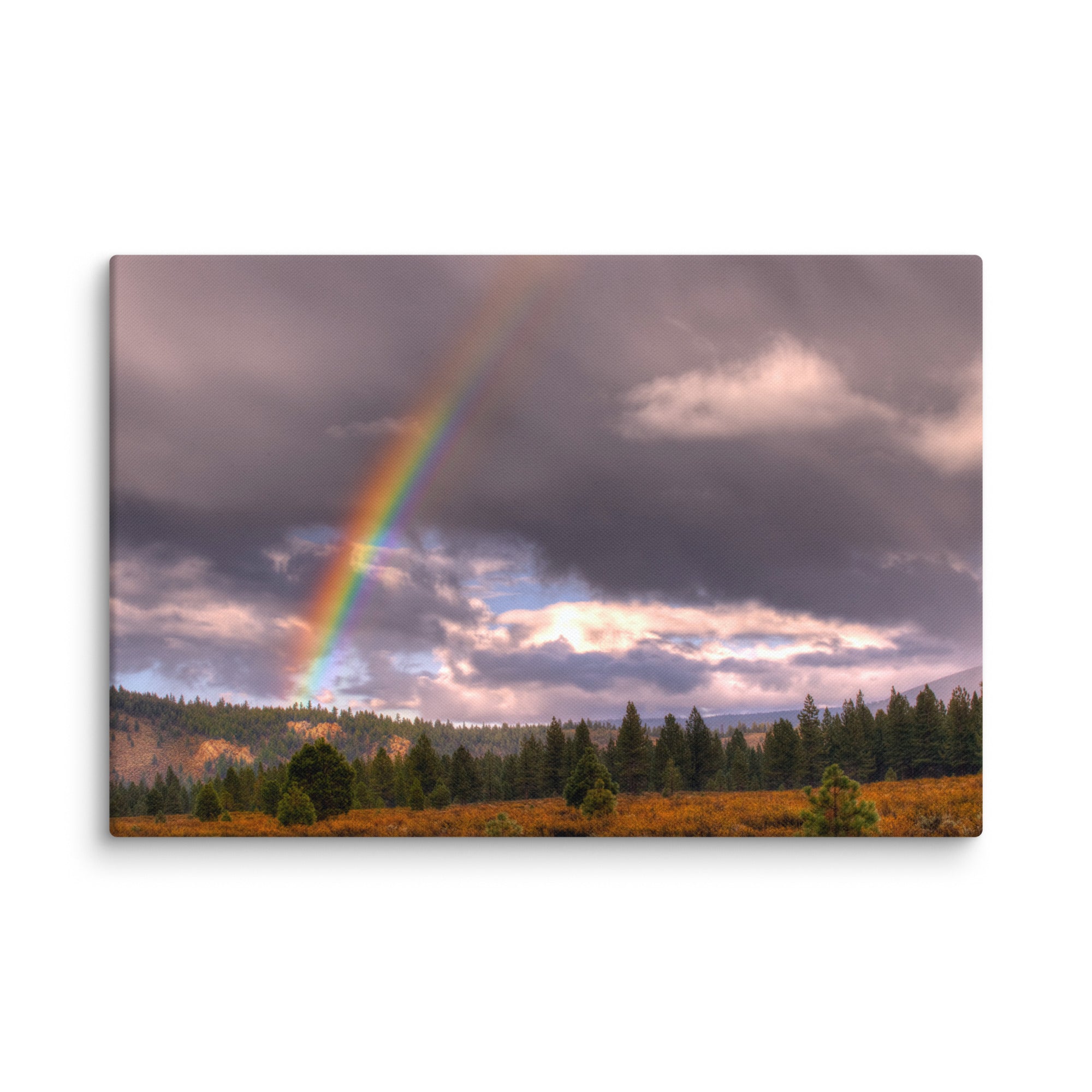 Rainbow Over Owen's Valley – Sierra Nevada Canvas Print