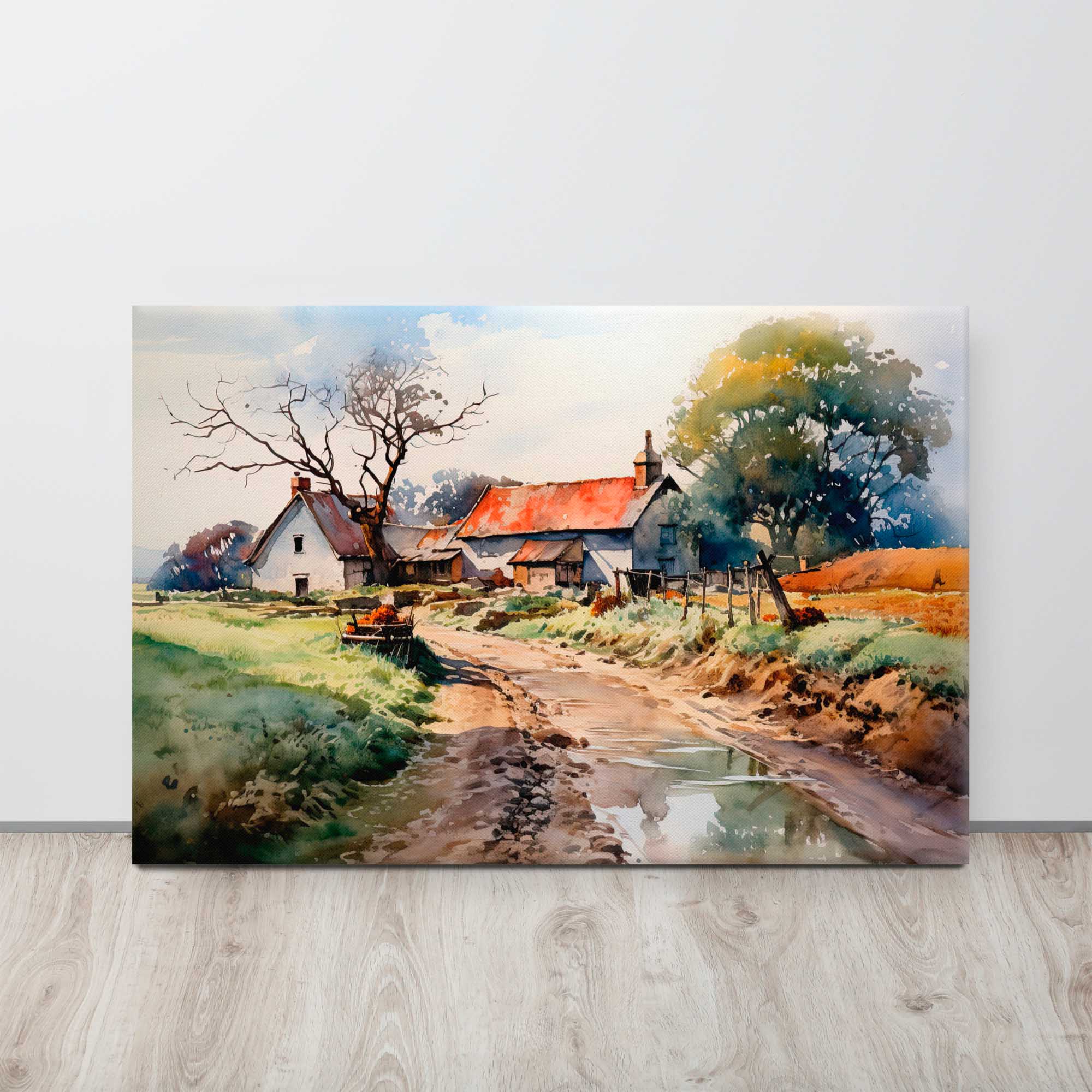 Ranch life canvas displayed 