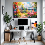  Rural Flower Garden – Art Fusion canvas print 