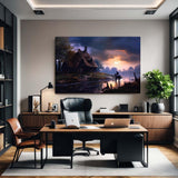  Rustic Charm – Art Fusion canvas print of an intimate glimpse of countryside life – Art Fusion Store 