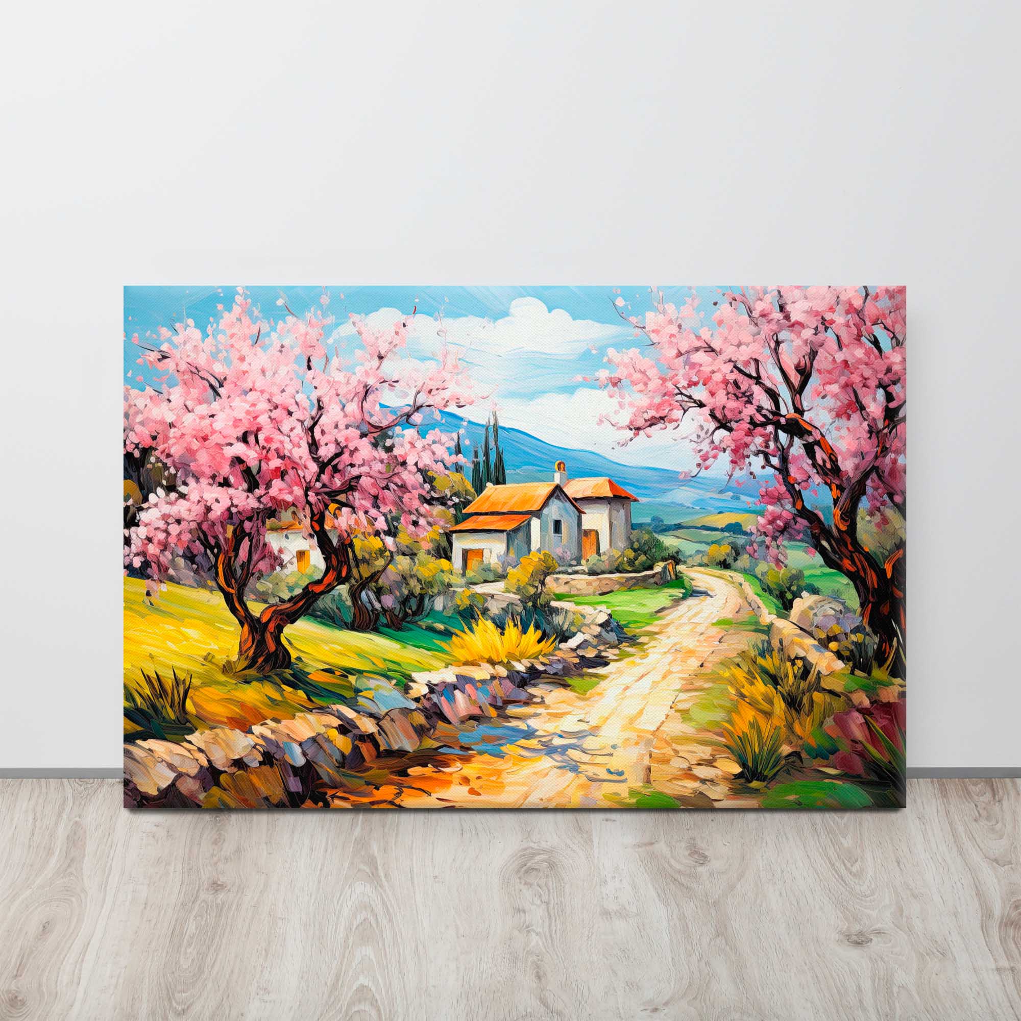  Rustic ranch homestead canvas display 