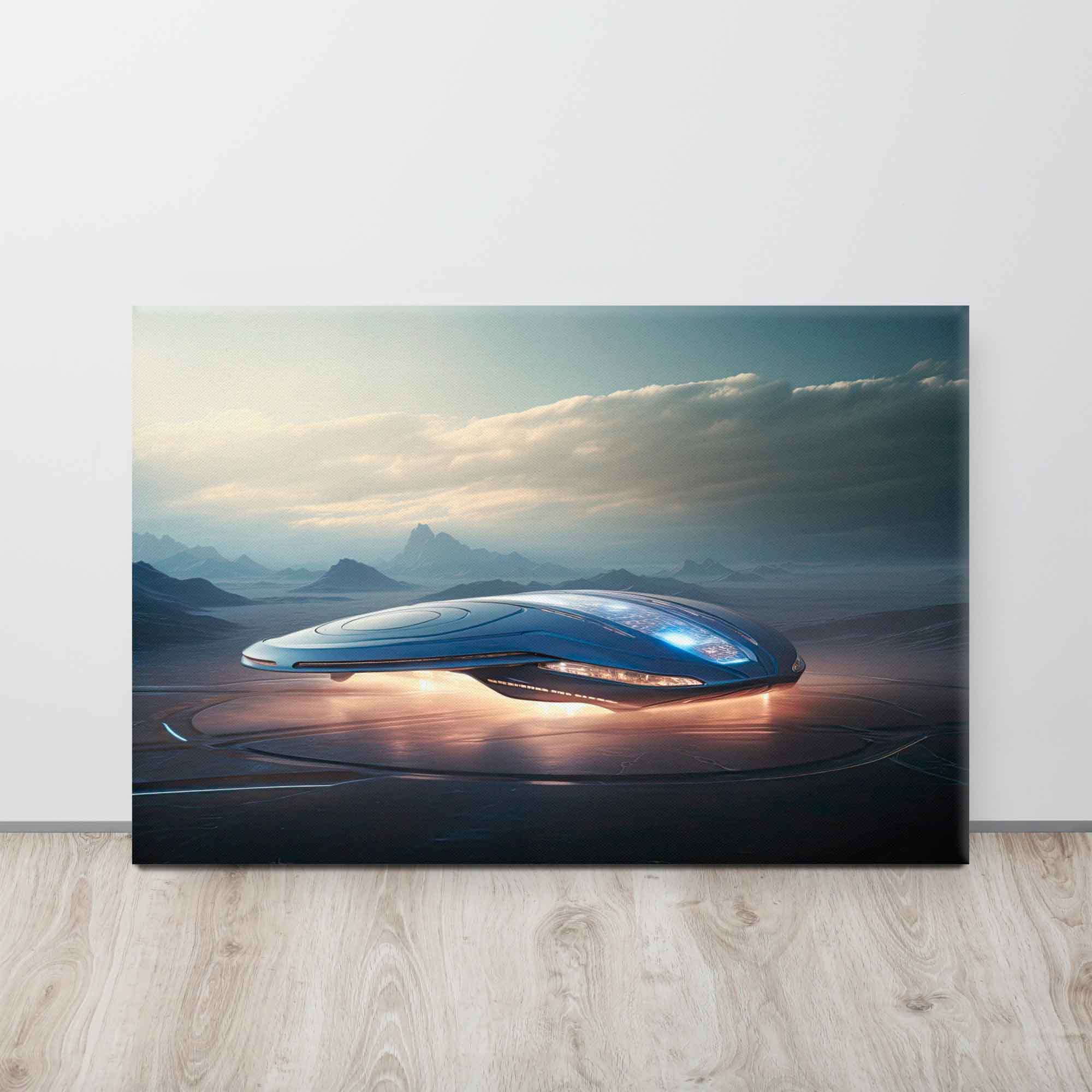 UFO Sentinel - Alien Spacecraft Canvas Print