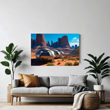 Intergalactic Invasion -  Spaceship Canvas Print