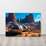 Intergalactic Invasion -  Spaceship Canvas Print