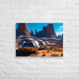 Intergalactic Invasion -  Spaceship Canvas Print