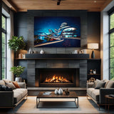 Future Neighborhood - A Vision of Future Suburbia Canvas Print