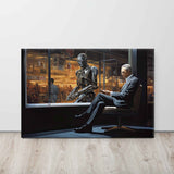 Robotic Chronicles - Sci-Fi Canvas Painting