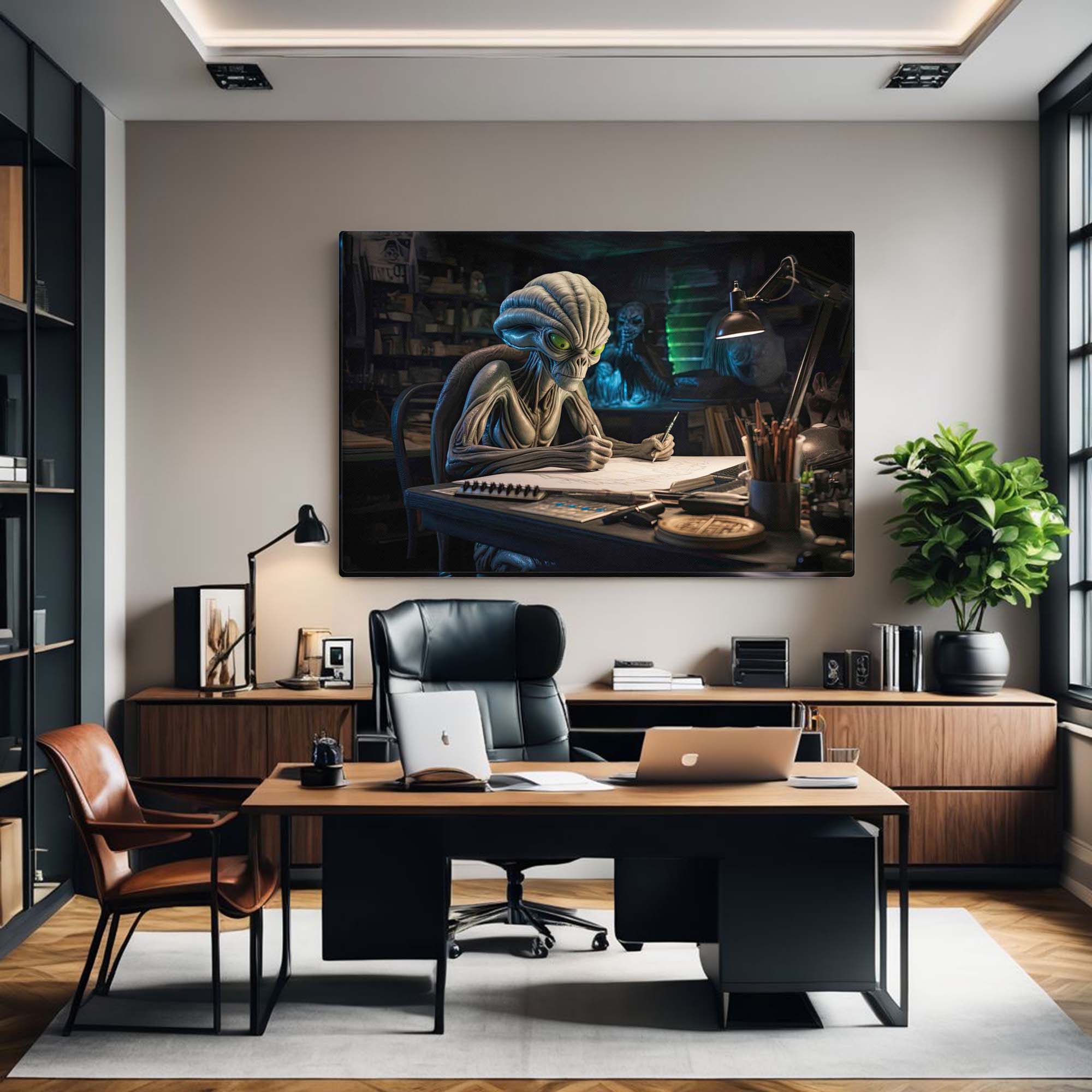 Futuristic Visions - Sci-Fi Canvas Art