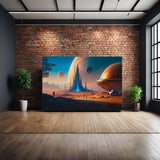 Gas Giant Glory - Sci-Fi Artwork Canvas