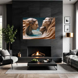 Sand and Water Awaken Spirit - Sand Sculpture Print