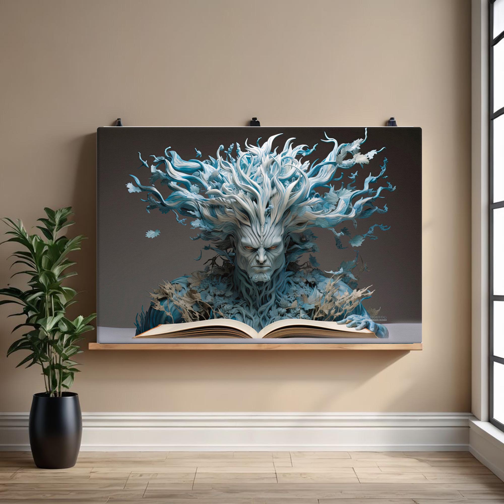 Chiseled Narratives - Sculpture in Canvas