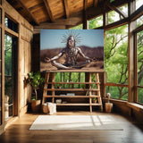 The Art of Stillness - Sculpture in Canvas Print