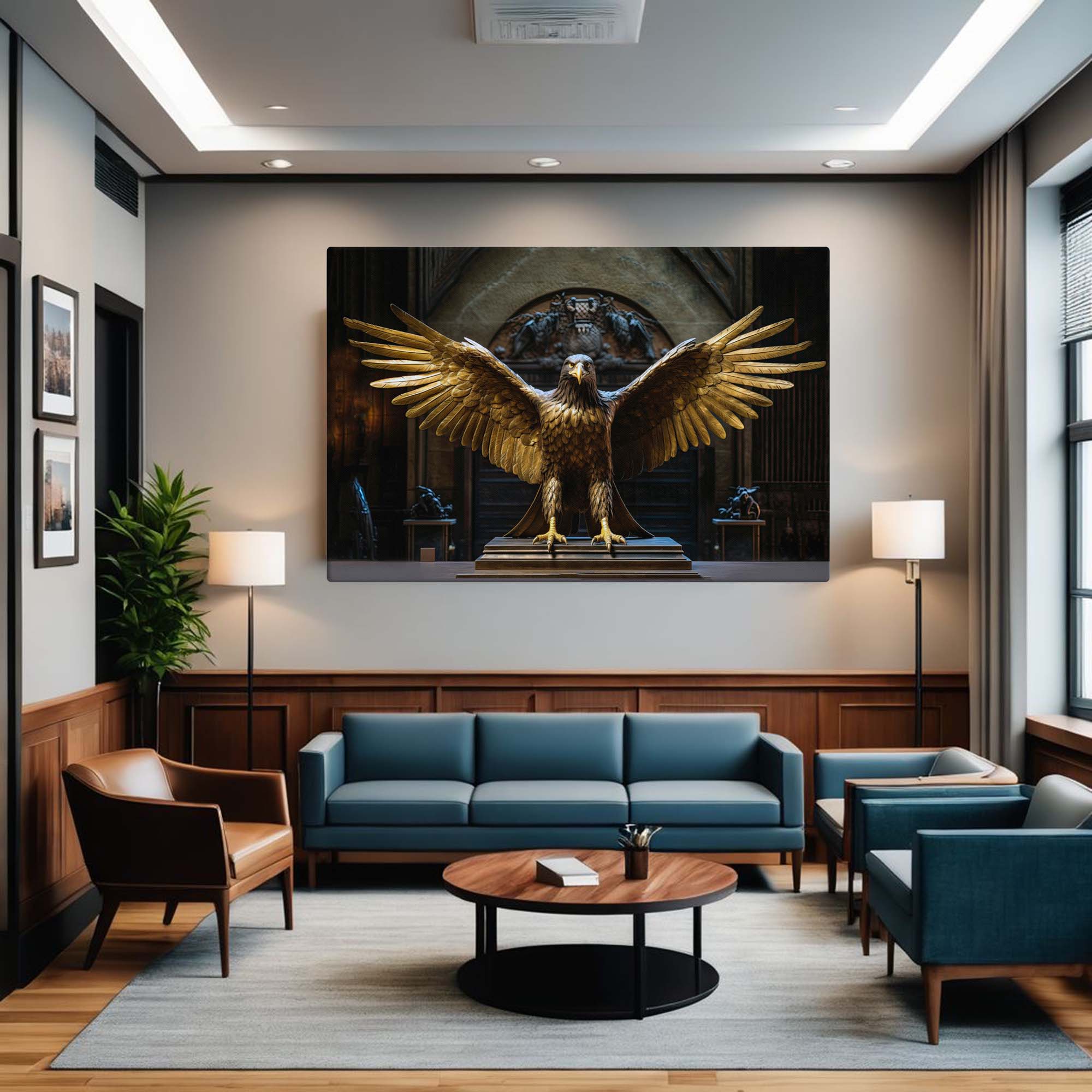 Sculpted by Nature - Majestic Eagle Canvas