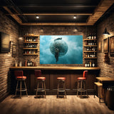 Ethereal Sphere of the Cosmic Mythos - Canvas Painting
