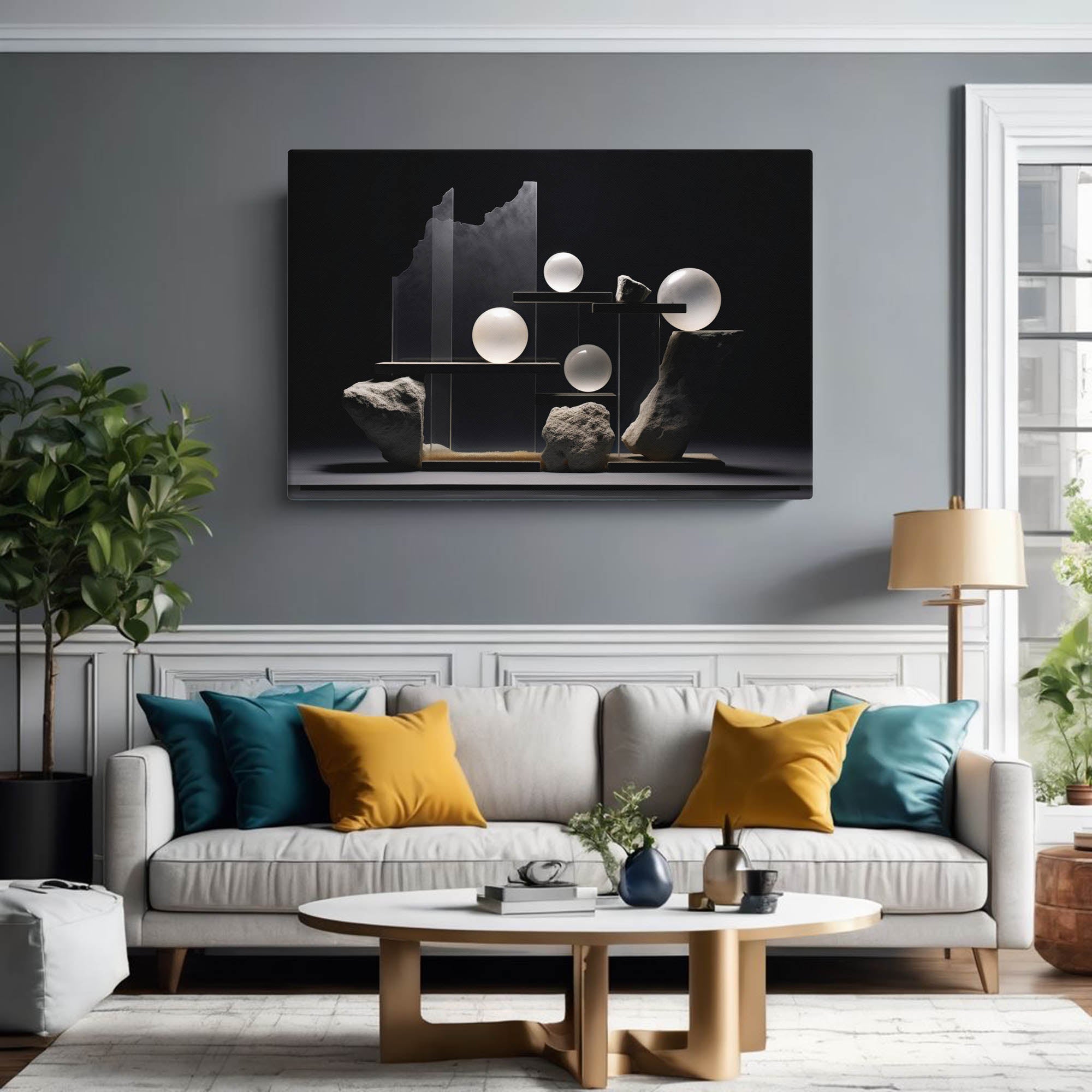 Spheres of Light - A Minimalist Perspective