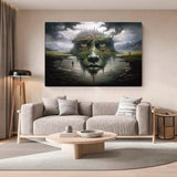 Whispers of the Subconscious - Surreal Canvas Artwork