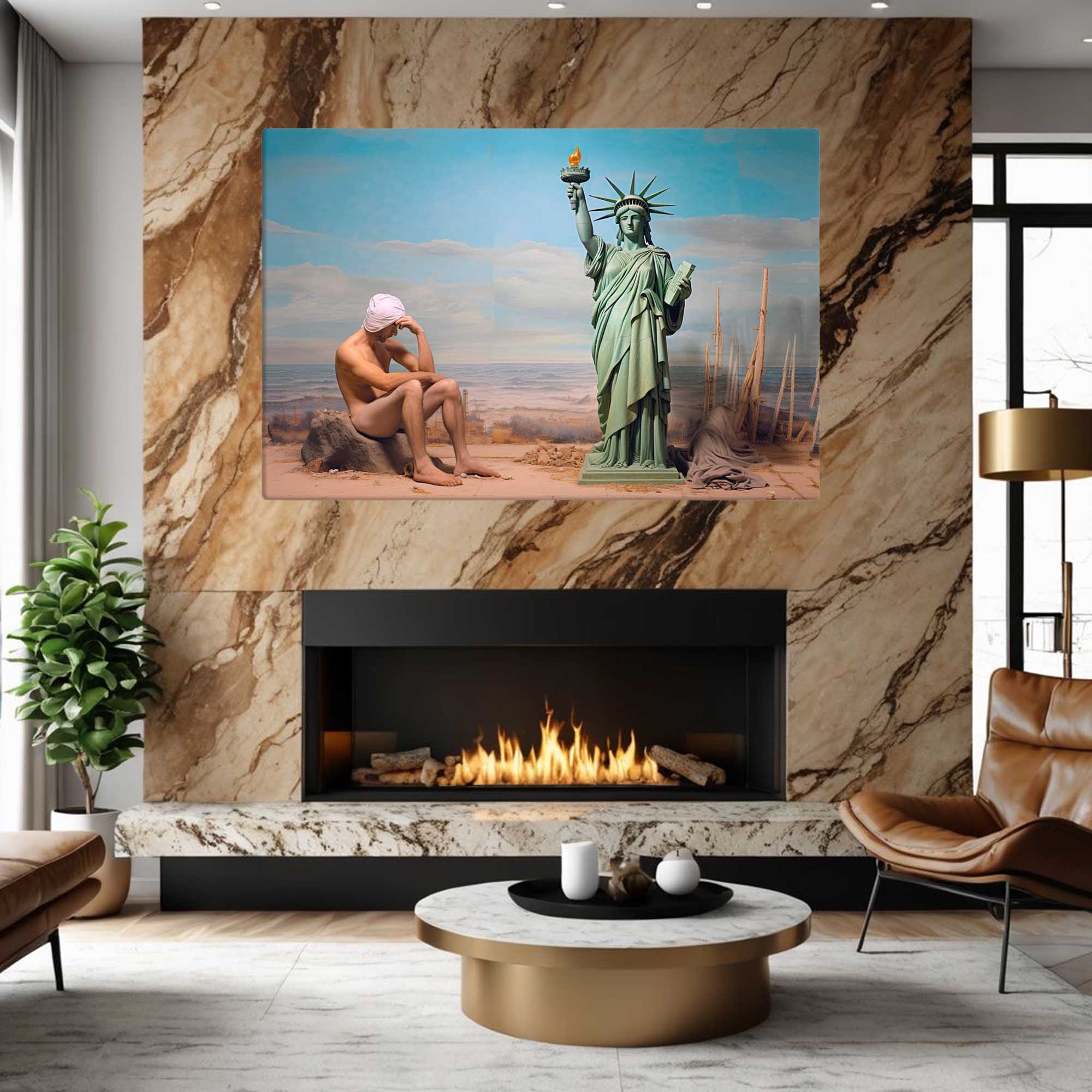 Paradoxical Journeys - Surreal Canvas Art