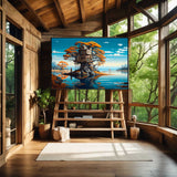 Dreamscape Whispers - Surreal Canvas Artwork