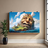 Veils of Perception - Surreal Canvas Artwork