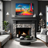 Infinite Realms - Surreal Canvas Art