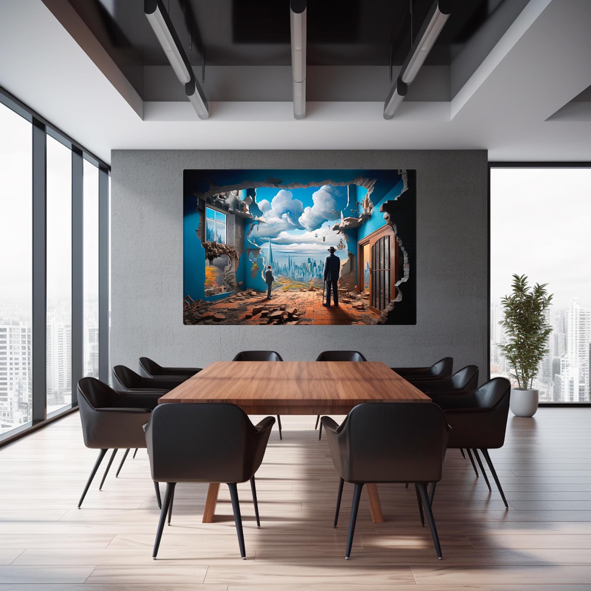 Visions Beyond - Surreal Canvas Artwork
