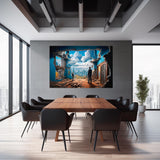 Visions Beyond - Surreal Canvas Artwork