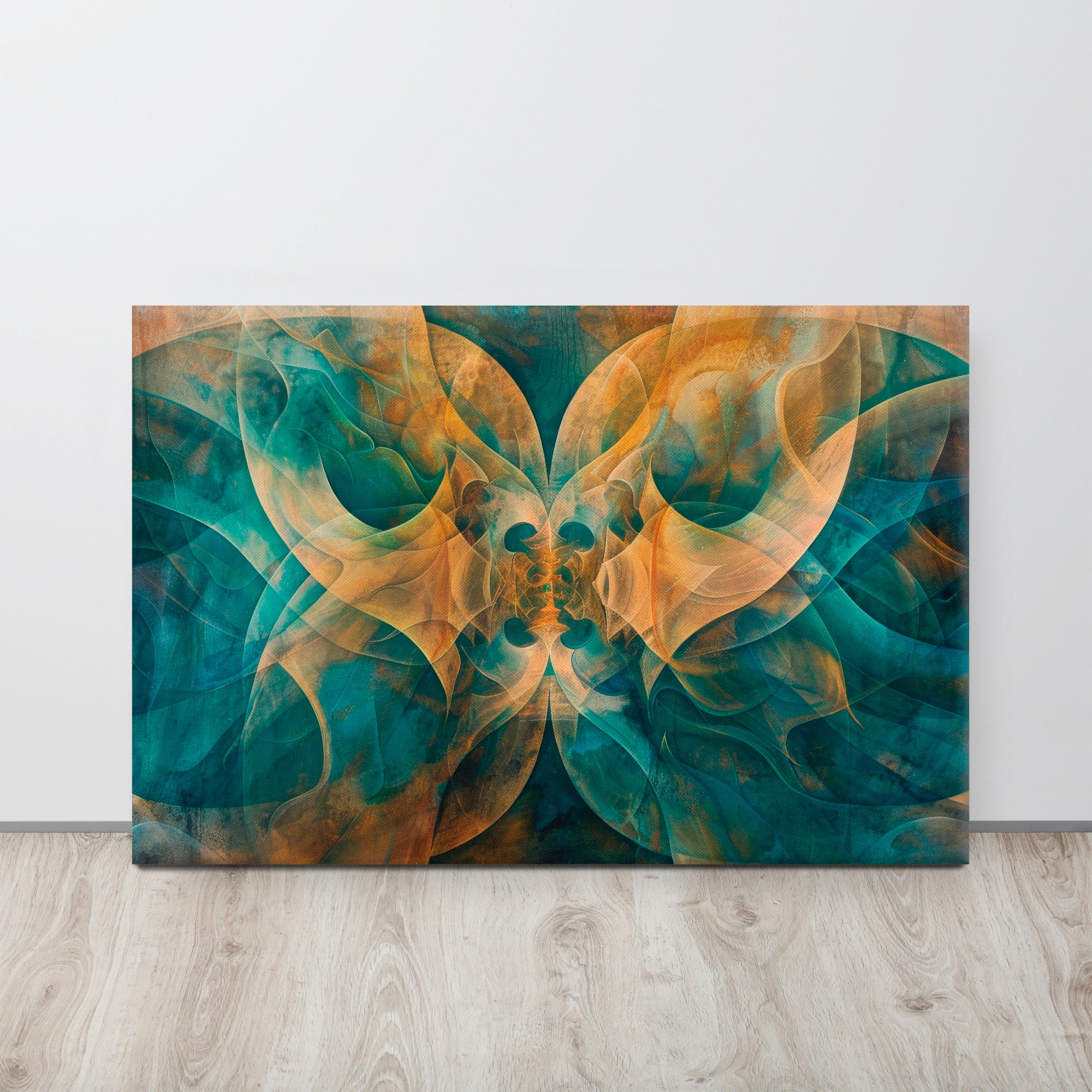 Shadow Self - Abstract Canvas Print on display