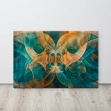 Shadow Self - Abstract Canvas Print on display