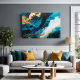 Signal Noise – Abstract Digital Canvas Print in family oom