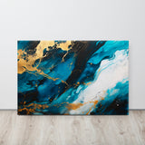 Signal Noise – Abstract Digital Canvas Print on display