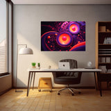 Spherical Geometry – Abstract Geometric Canvas Print in home ofice