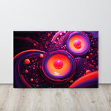 Spherical Geometry – Abstract Geometric Canvas Print on display
