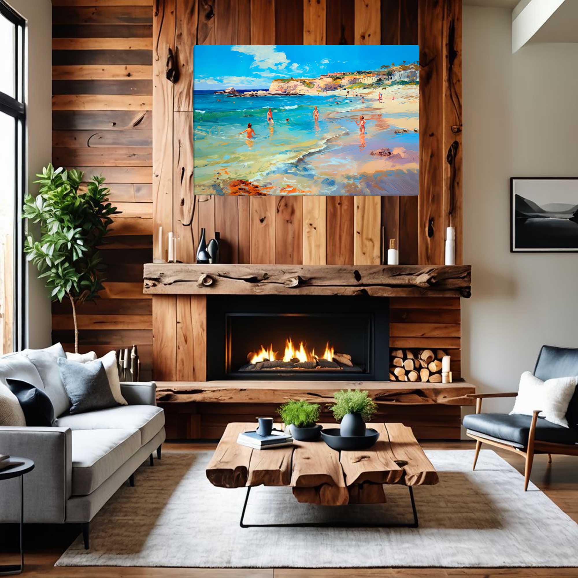  Summer Unbound – Art Fusion Masterworks canvas print of a vivid European summer landscape – Art Fusion Store 