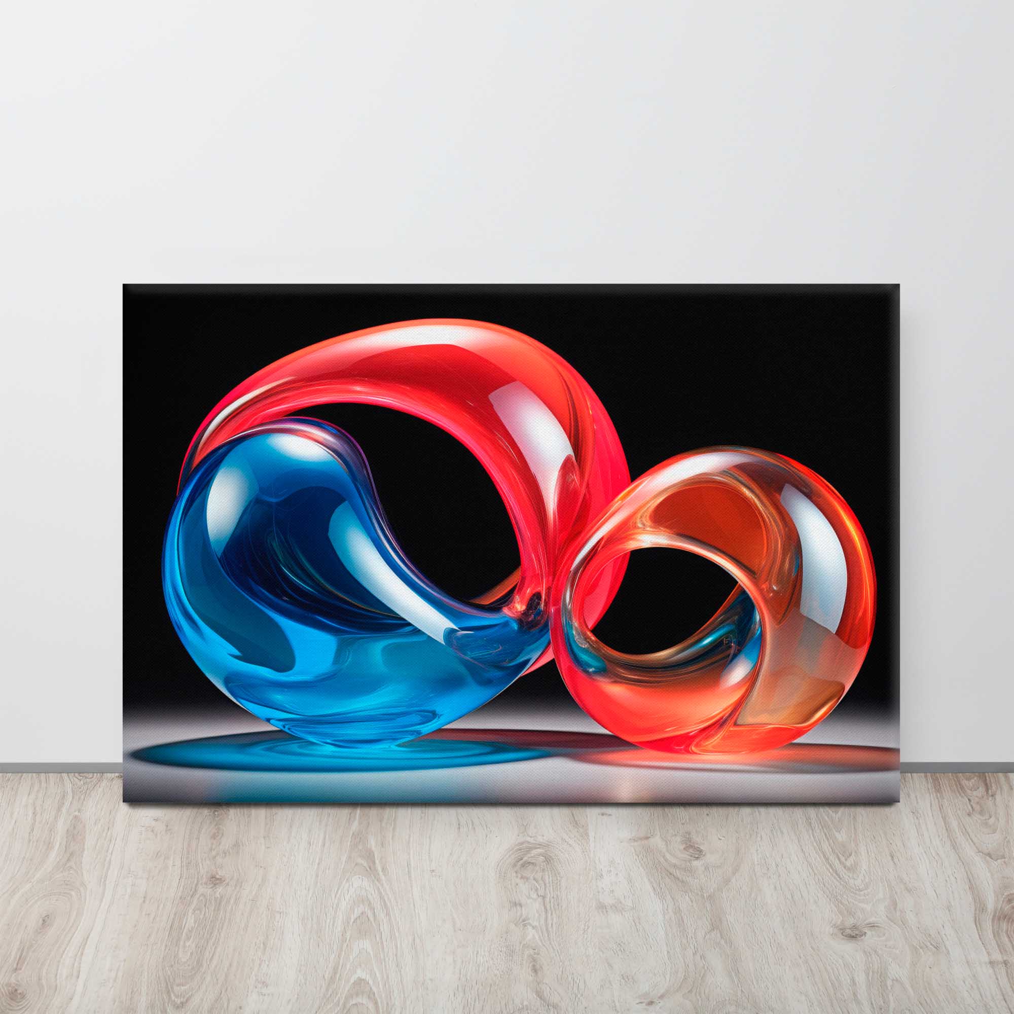 Swirls of Infinity - Abstract Canvas Artwork product display