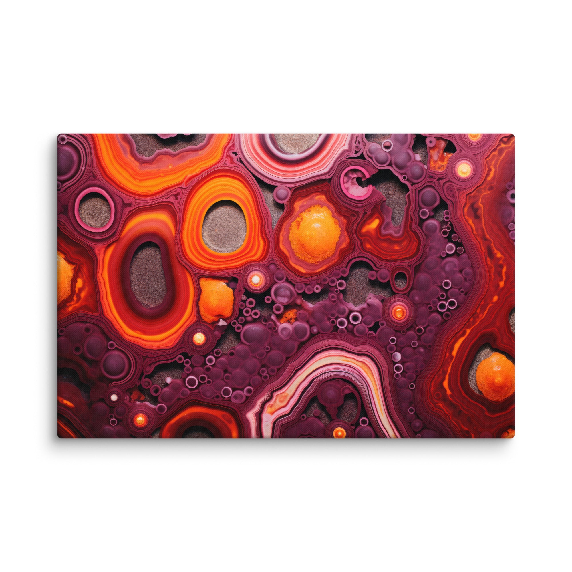 Tectonic Shift – Abstract Digital Canvas Print - Art Fusion Store