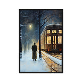 Tracks to Tomorrow - Art Fusion Framed Canvas