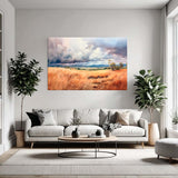 Tranquil Countryside – Art Fusion canvas print of a serene Western European countryside – Art Fusion Store